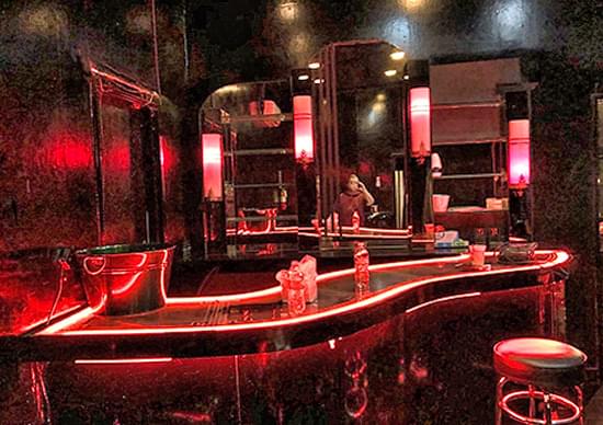 haunted red light bar