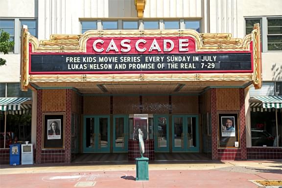 front view of haunted theater