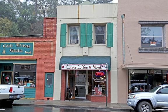 Cuppa Coffee & More haunted exterior