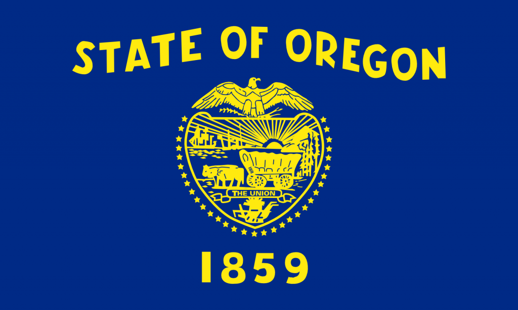 State of Oregon flag