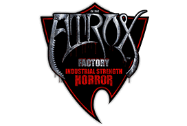 Atrox Factory haunted house in Alabama logo