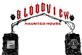 Bloodview Haunted House haunted house in Ohio logo