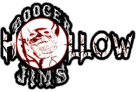 Booger Jim's Hollow haunted house in South Carolina logo