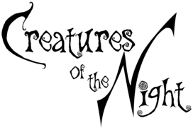 Creatures of the Night haunted house in Oregon logo