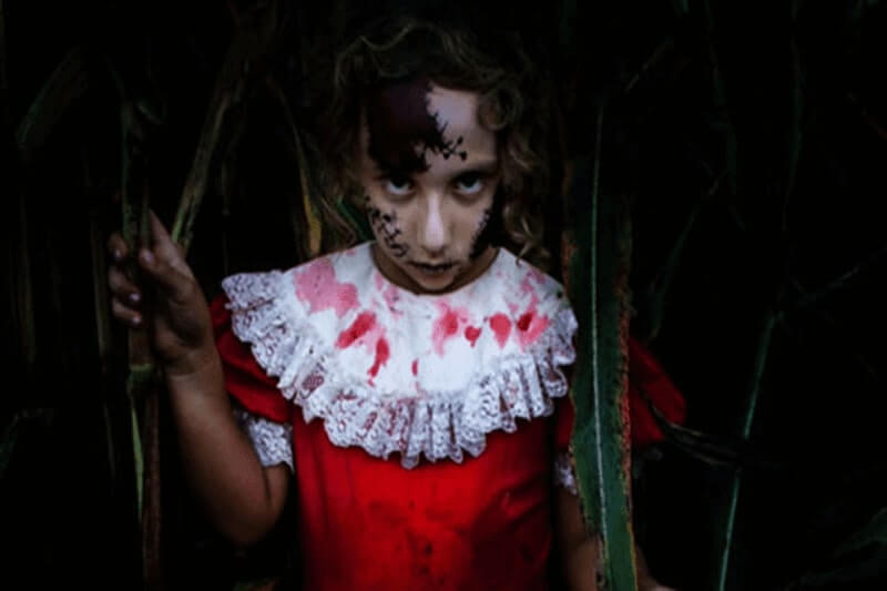 Deceased Farm haunted house in South Carolina creepy child girl