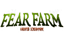 Fear Farm Screampark haunted house in California logo
