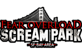 Fear Overload Scream Park haunted house in California Logo