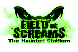 Field of Screams The Haunted Stadium haunted house in California logo