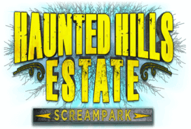 Haunted Hills Estate Scream Park haunted house in Pennsylvania logo