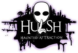 Hush Haunted Attraction haunted house in Michigan logo
