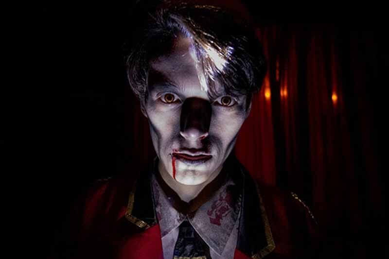 New Orleans Nightmare Haunted House in Louisiana ghost boy staring