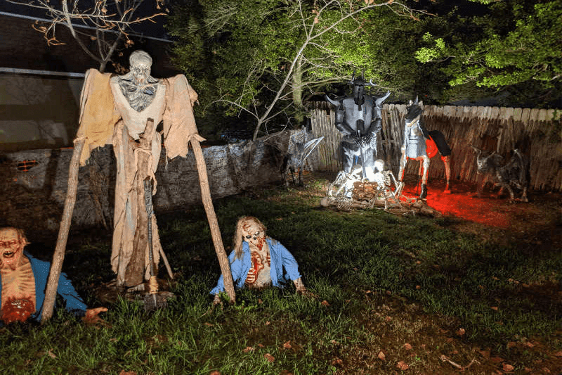 Raven's Cross Haunted Village, scary haunted monsters