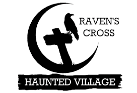 Raven's Cross Haunted Village haunted house in Kentucky logo