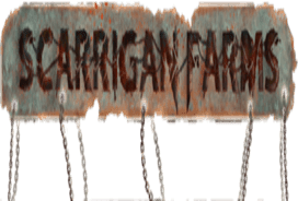 Scarrigan Farms haunted house in North Carolina logo
