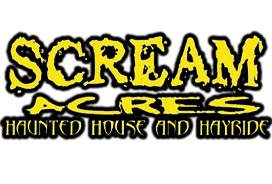 Scream Acres haunted house in South Carolina logo