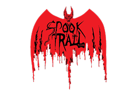 Spooktrail haunted house in Alabama logo