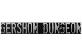The Gershon Dungeon haunted house in California logo