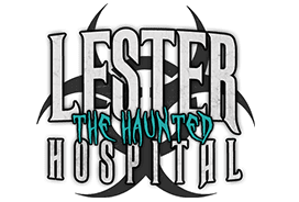 The Lester Haunted Hospital haunted house in Alabama logo
