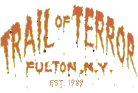 The Trail of Terror haunted house in New York logo
