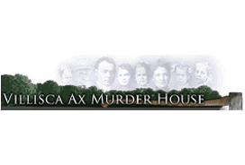 Villisca Ax Murder House haunted house in Iowa logo