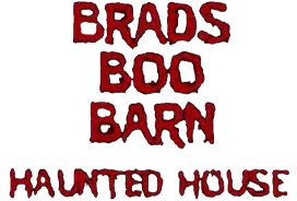BradsBooBarn Haunted House in Washington logo