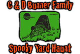 C & D Bunner Family Spooky Yard Haunt haunted house in West Virginia logo
