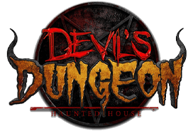 Devil's Dungeon haunted house in Tennessee logo