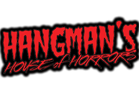 Hangman's House of Horrors haunted house in Texas logo