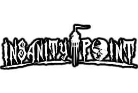 Insanity Point haunted house in Utah logo