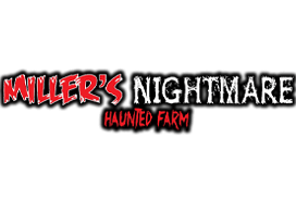 Miller's Nightmare Haunted Farm haunted house in West Virginia logo