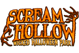 Scream Hollow Wicked Halloween Park haunted house in Texas logo