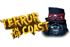 Terror on the Coast haunted house in Mississippi logo