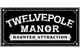 Twelvepole Manor Haunted Attraction haunted house in West Virginia logo